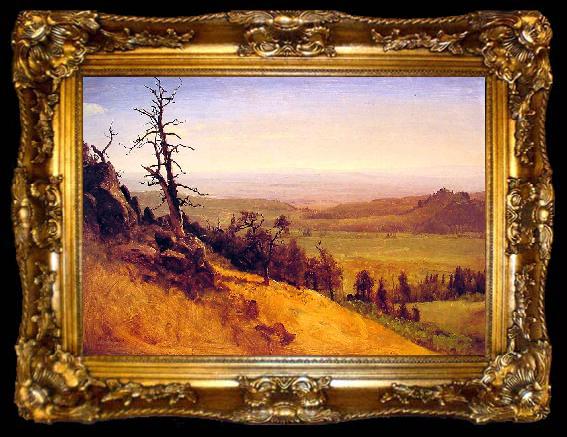 framed  Albert Bierstadt Newbraska Wasatch Mountains, ta009-2
